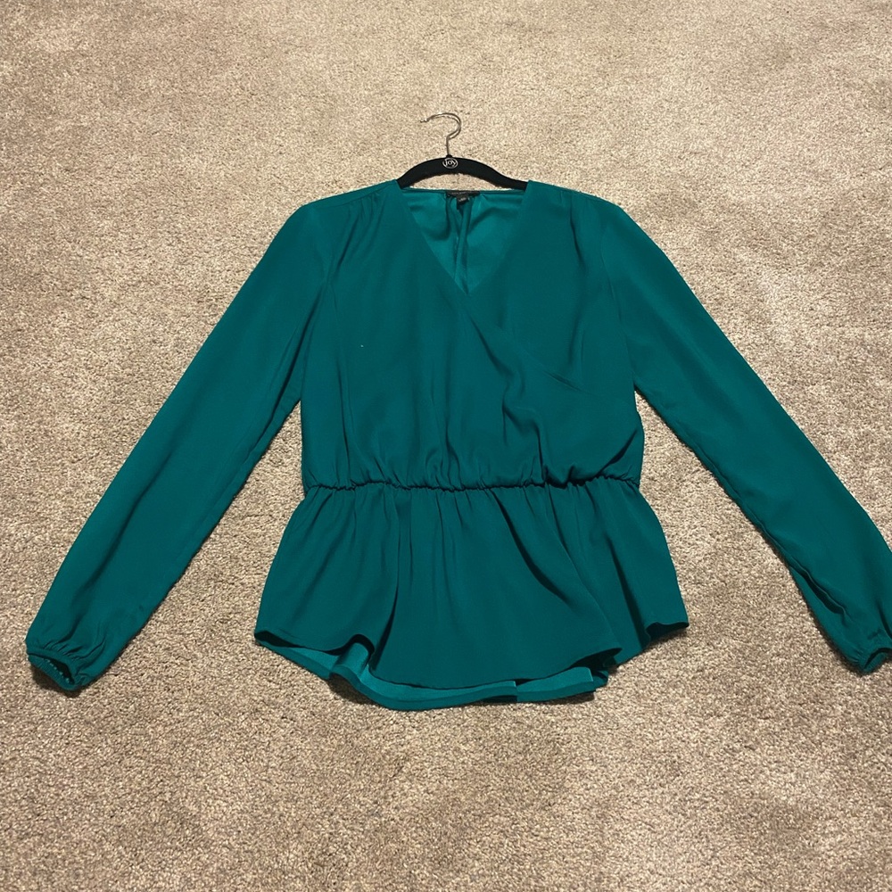 Ann Taylor Emerald Blouse